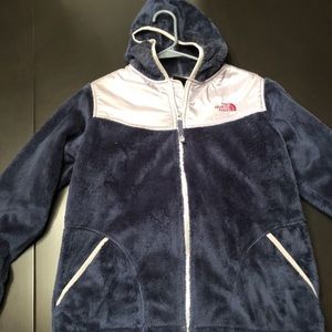 Girls North Face Denali hooded jacket